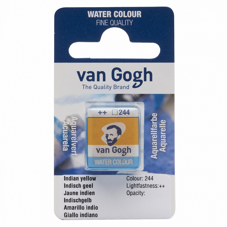 Акварель Talens "Van Gogh" в кювете Желтый индийский (каштановый) 606x758