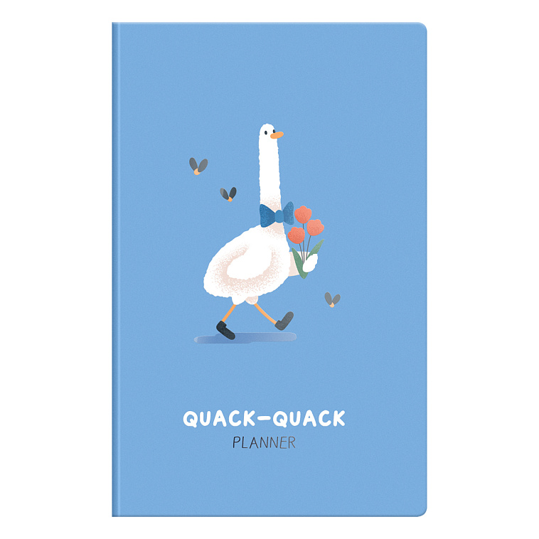Планер недатированный, на скобе MESHU "Quack-Quack" 135*210 мм 32 л, матовая ламинация, выборочный л 606x758