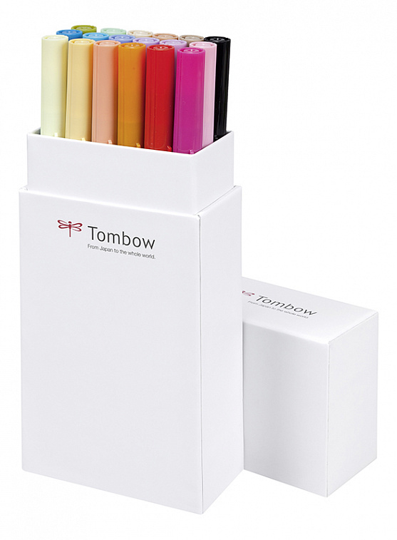 Набор маркеров Tombow ABT 18 цв, основные цвета 2