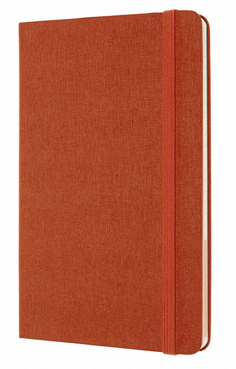 Записная книжка нелинованная Moleskine "VOYAGEUR" Mediu 115х180 мм 208 стр, обложка оранжевая 