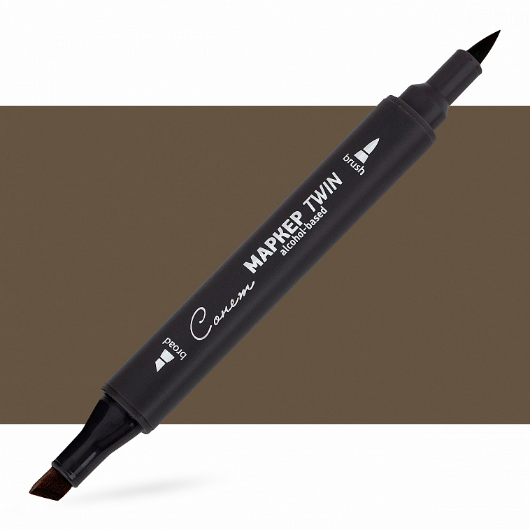 Маркер спиртовой Сонет "TWIN Brush" Бронзовый 606x758