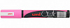 Маркер меловой Uni PWE-5М, 2,5 мм, наконечник пулевидный, флуорисцентный розовый
