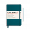 Записная книжка в линейку Leuchtturm Composition В5 123 стр., мягкая обложка тихоокеанский зеленый