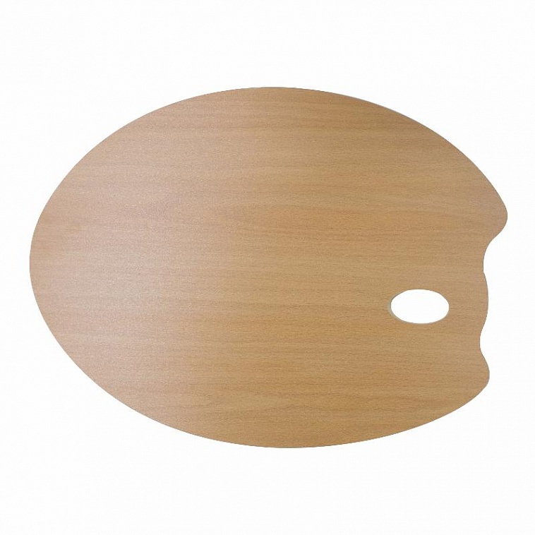 Палитра 35х45 см овальная деревянная Mabef 606x758