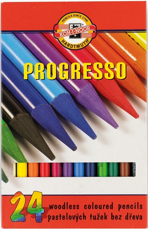 Набор карандашей цветных Koh-I-Noor "Progresso" 24 шт в картоне 