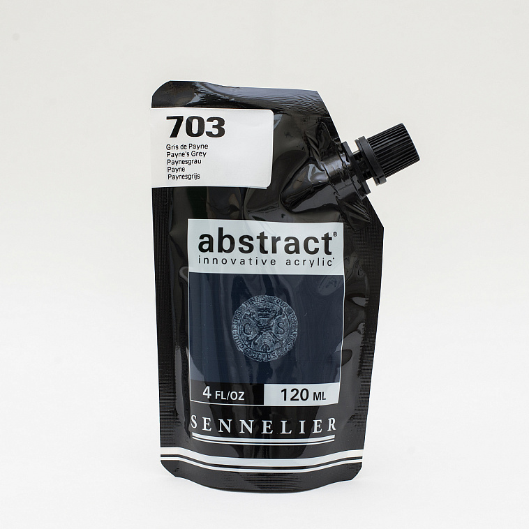 Акрил Sennelier "Abstract" 120 мл серая Пейна 606x758