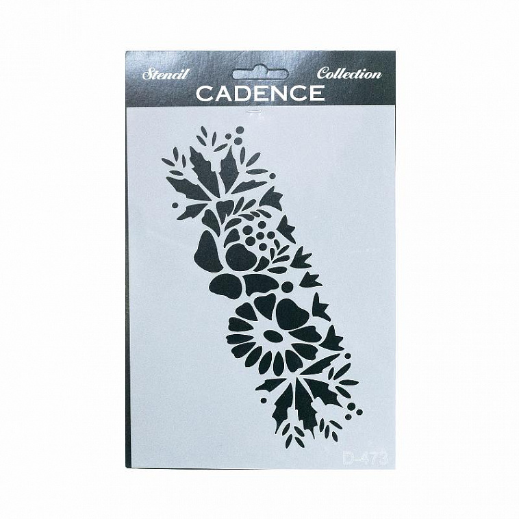 Трафарет Cadence 15*20 см Бордюр цветы