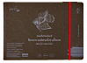 Скетчбук SMLT Authenticbook Watercolor Brown 24,5x18,6 см 12 л 280 г коричневая бумага на резинке 1