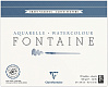 Альбом-склейка для акварели Clairefontaine "Fontaine" Nuageux 24х30 см 15 л 300 г 100% хлопок