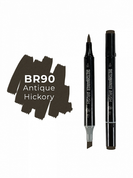 Маркер двухсторонний на спиртовой основе Sketchmarker Brush Цвет Античный Хикори 606x758