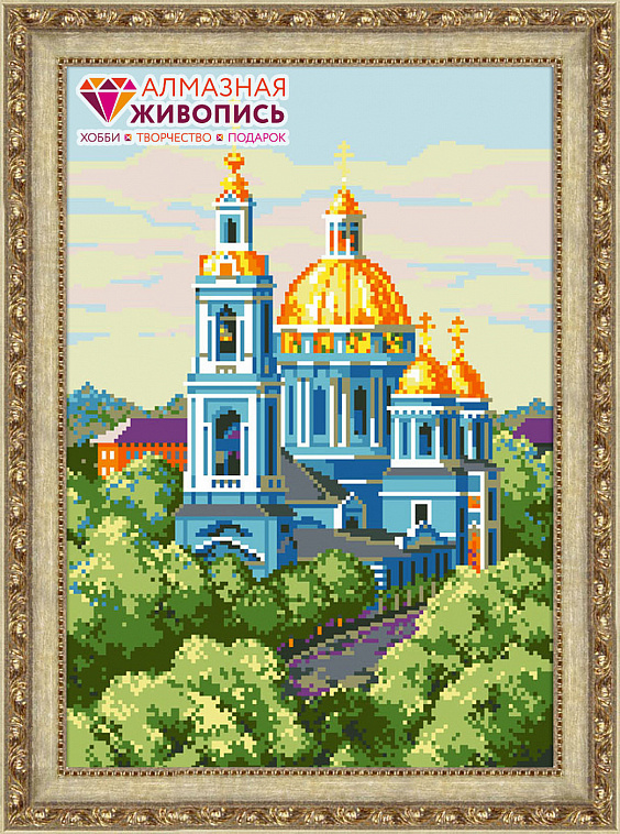 Набор Картина стразами "Елоховская церковь" 