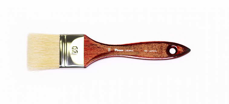 Кисть щетина флейц №50 Pinax "Creative 100" короткая ручка  606x758