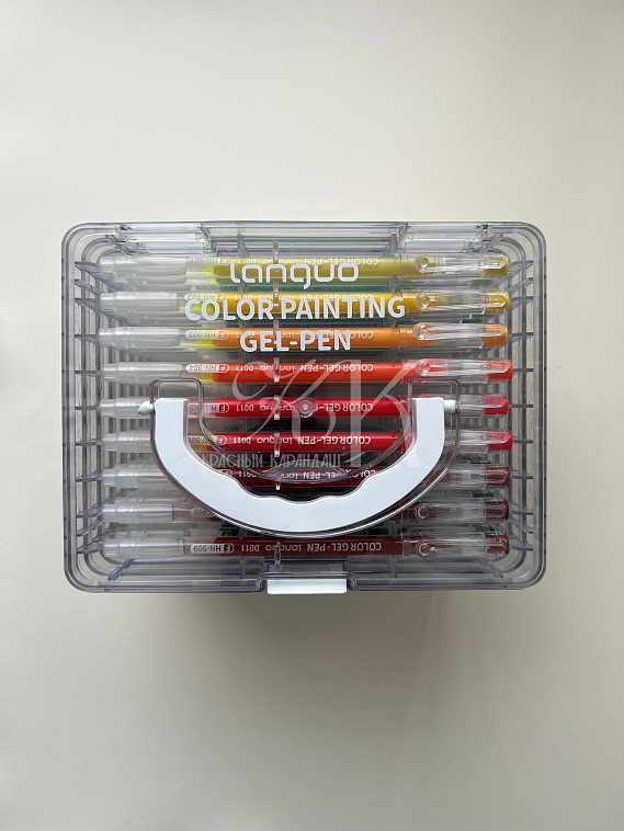 Набор ручек гелевых Languo, 0,6 мм, 72 цвета 606x758