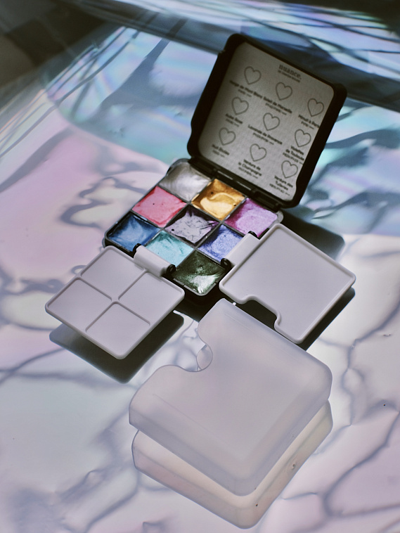 Набор акварели nuance. Eclat de Perles, 9 жемчужных оттенков 606x758