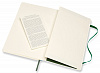 Записная книжка, пунктир Moleskine "Classic Soft" Large 13х21 см 192 стр., обложка мягкая зеленая 5