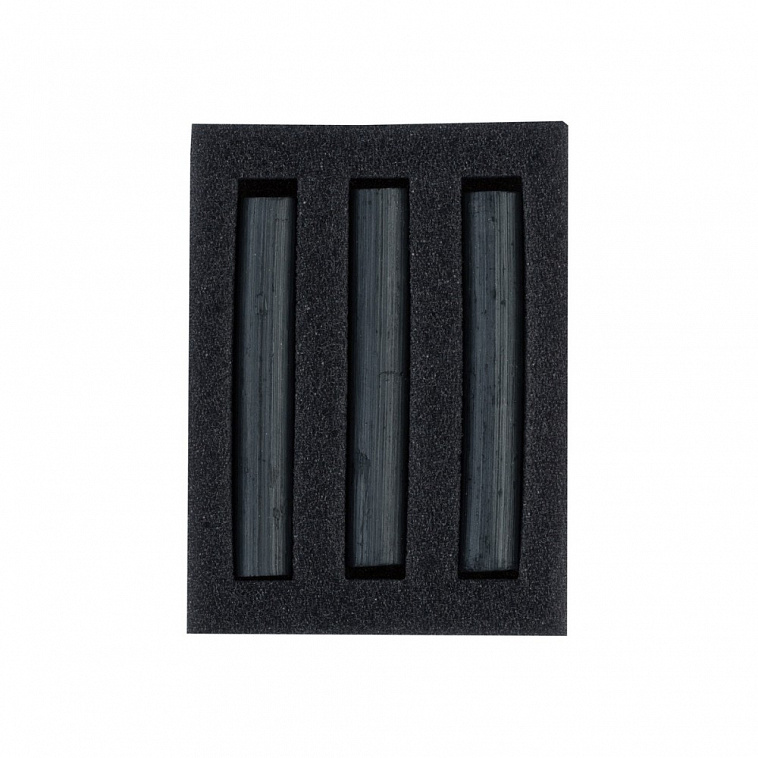 Набор сухих графических материалов "Ладога" соус черный, 3 мелка