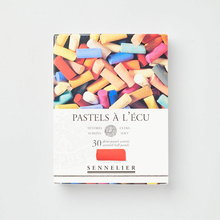 Набор сухой пастели Sennelier "A LECU" 30 цв 1/2, в картонной коробке 606x758
