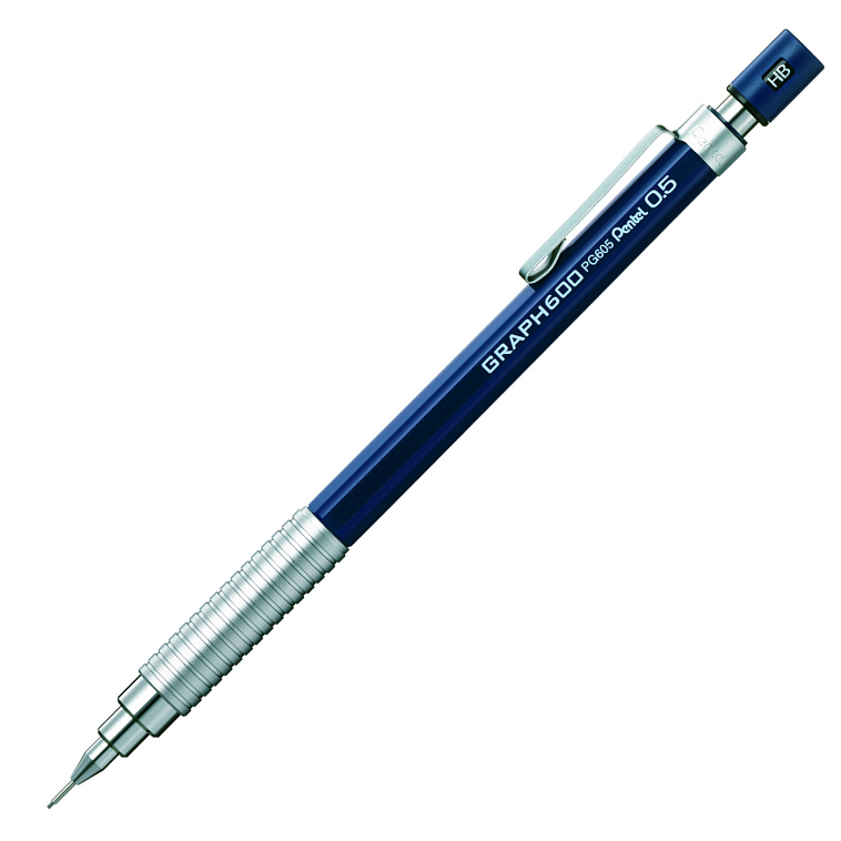 Карандаш механический Pentel "Graphgear 600" 0,5 мм, синий корпус 606x758