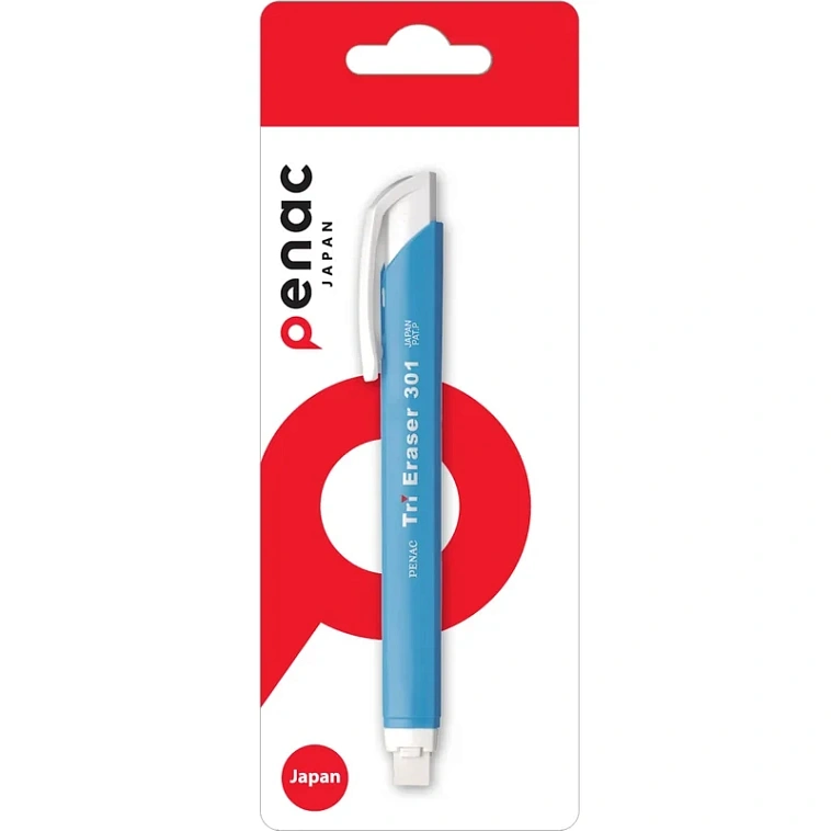 Ластик Penac "TRI ERASER" голубой 606x758