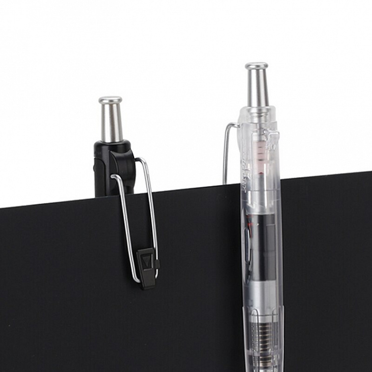Ручка шариковая автоматическая Tombow AIRPRESS прозрачный корпус, стержень 0,7 мм черный