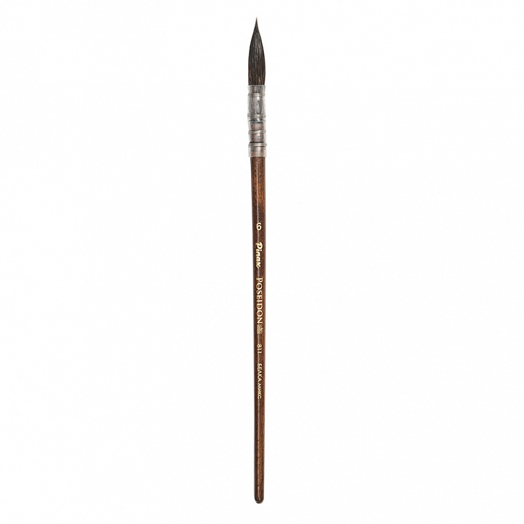 Кисть белка микс №6 круглая Pinax "Poseidon 811" короткая ручка 606x758