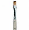 Кисть синтетика мангуст имитация №6 плоская Живописные кисти "1T24" короткая ручка
