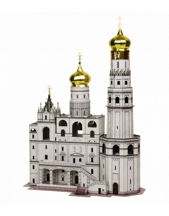 Сборная модель из картона Архитектурные памятники "Колокольня Иван Великий"