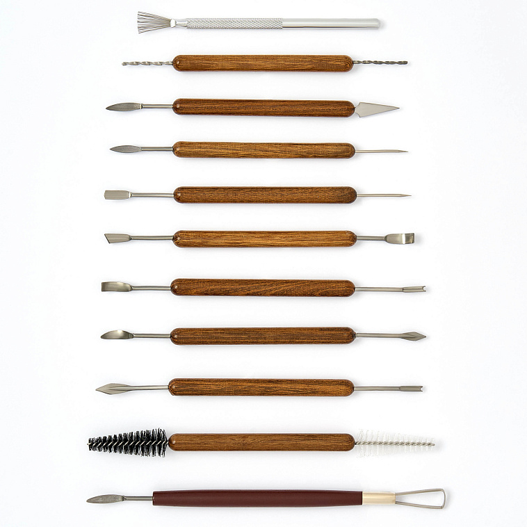 Набор стеков для лепки Малевичъ, 11 предметов 606x758