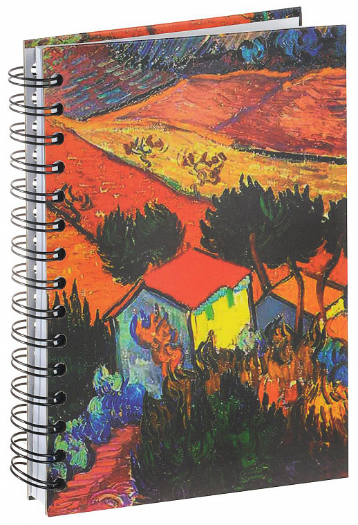 Скетчбук "Ван Гог. Пейзаж с домом и пахарем" А5