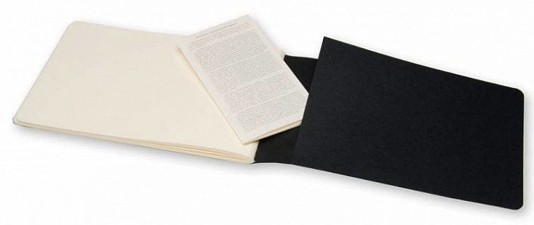 Блокнот для рисования Moleskine "CAHIER SKETCH ALBUM LARGE" 130х210мм 88 стр. черный