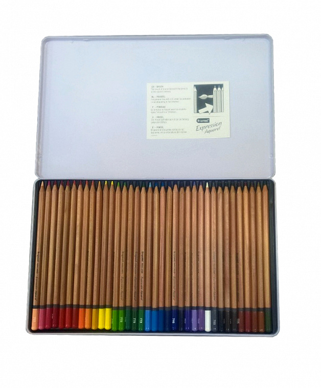 Набор цветных карандашей акварельных Bruynzeel "EXPRESSION" 36 шт в метал кор
