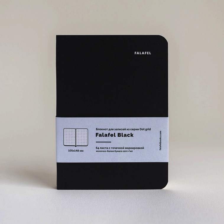 Блокнот для записей FALAFEL BOOKS А6В Black 606x758