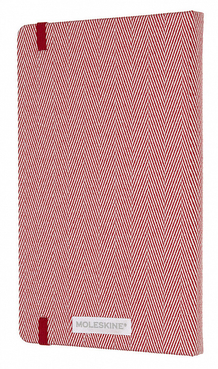 Записная книжка в линейку Moleskine "BLEND" Large 130х210 мм 240 стр обложка из текстиля, красный
