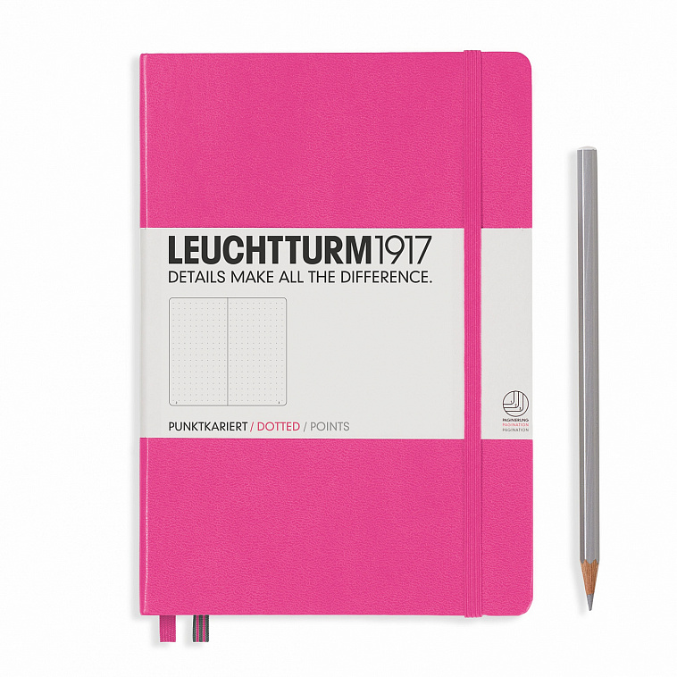 Книга для записей в точку Leuchtturm1917 "MEDIUM" А5 249 л фламинго