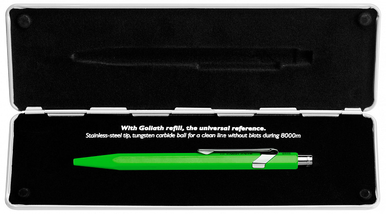 Ручка шариковая Caran d'Ache "Office 849 Pop Line - Green", М