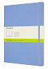 Записная книжка нелинованная Moleskine "Classic Soft" XLarge 19х25 см 192 стр., обложка мягкая голуб 1
