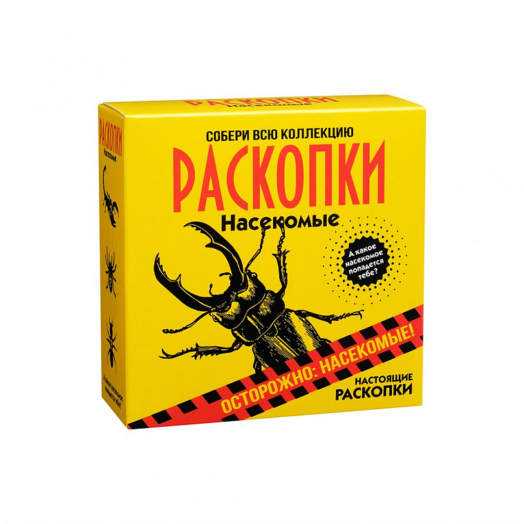 Набор для проведения раскопок "Насекомые" 606x758