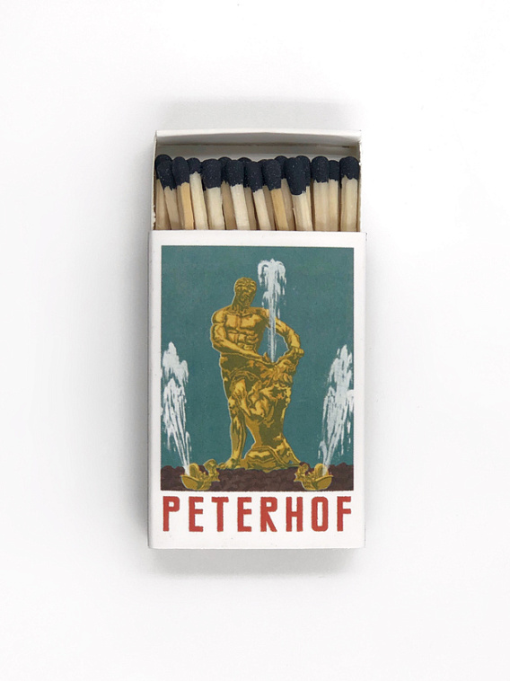 Спички сувенирные "Петергоф" 606x758