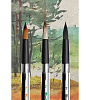 Набор кистей синтетика Roubloff "Travel Set" 3 шт, ручка складная 2