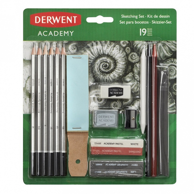 Набор для рисования Derwent "Academy Sketching" set 14 предметов в блистере