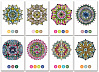 Раскраска-склейка Chameleon Mini Mandalas Мини-Мандалы  5