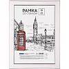 Рамка пластиковая OfficeSpace "Color" 15*21см, розовый 1