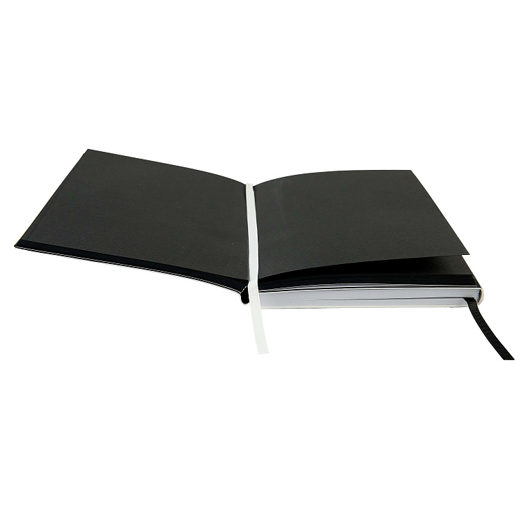 Скетчбук Sketchmarker Black&White, 2 в 1, мягкая обл. черная/белая, A5 60 л 140 г бум. белая/ А5 40  606x758