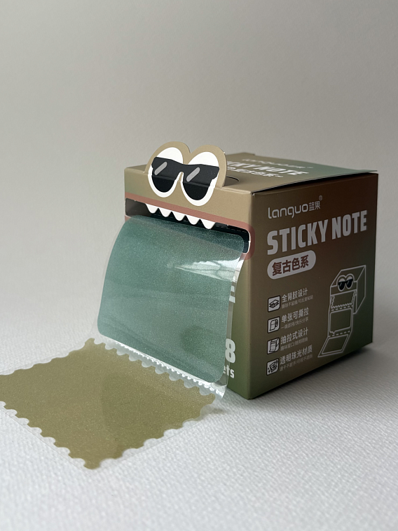 Блок с липким слоем Languo, 70*50мм, 105 листов, ассорти 4 606x758