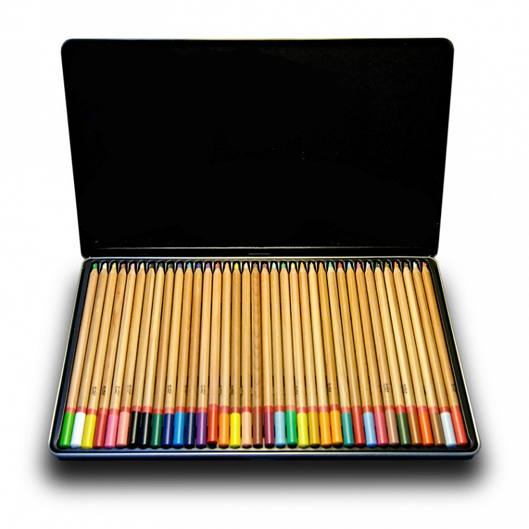 Набор профессиональных карандашей цветных "Мастер-Класс" 36 цв, в метал. упаковке