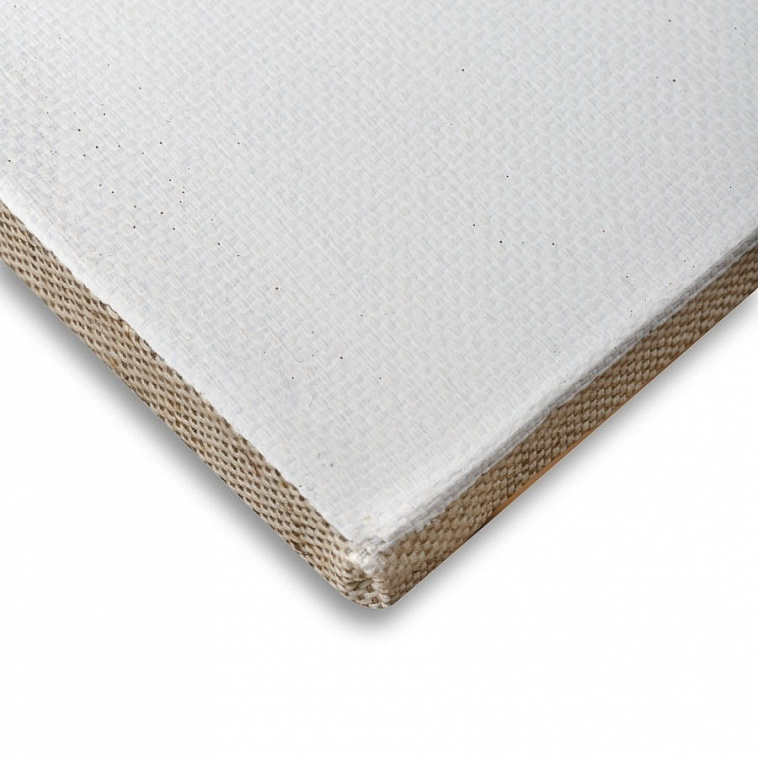 Холст на подрамнике грунтованный "Художник" крупнозернистый 45x60 см (40%лен,60%хлопок) 606x758