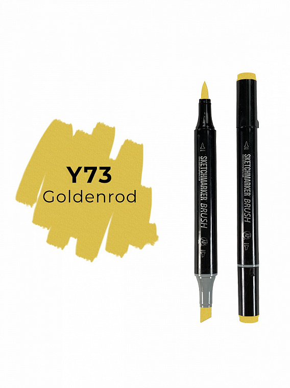 Маркер двухсторонний на спиртовой основе Sketchmarker Brush Цвет Золотистый 606x758