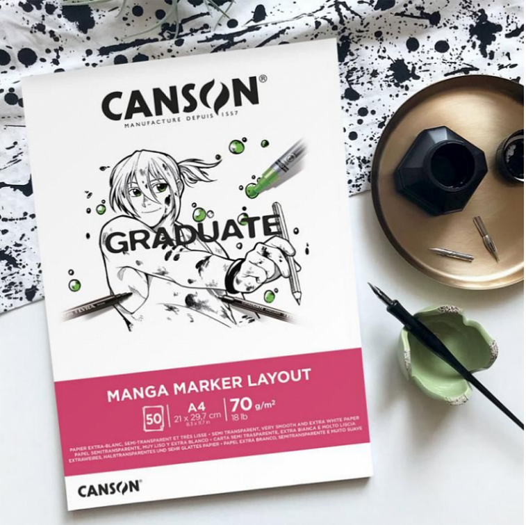 Альбом-склейка для маркеров Canson "Graduate MARKER" A4 50 л 70 г