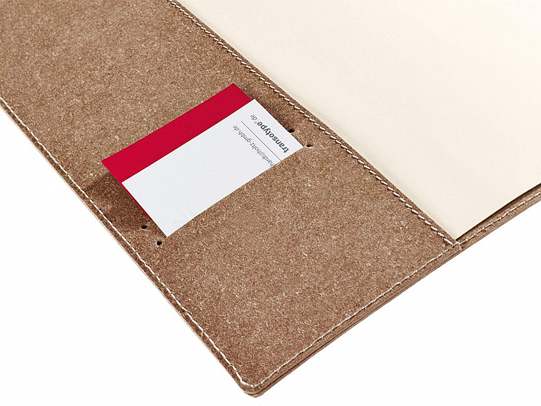 Блокнот в линейку SenseBook "Flap" M 14x21 см, композиционная кожа