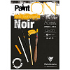 Альбом-склейка для смешанных техник Clairefontaine "Paint'ON Noir" А5 20 л 250 г, черный 1